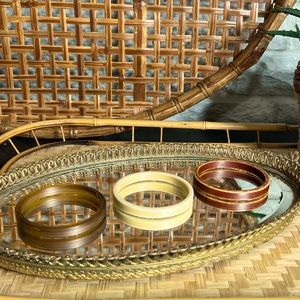 Vintage Bracelets - Set of 3 - Neutrals